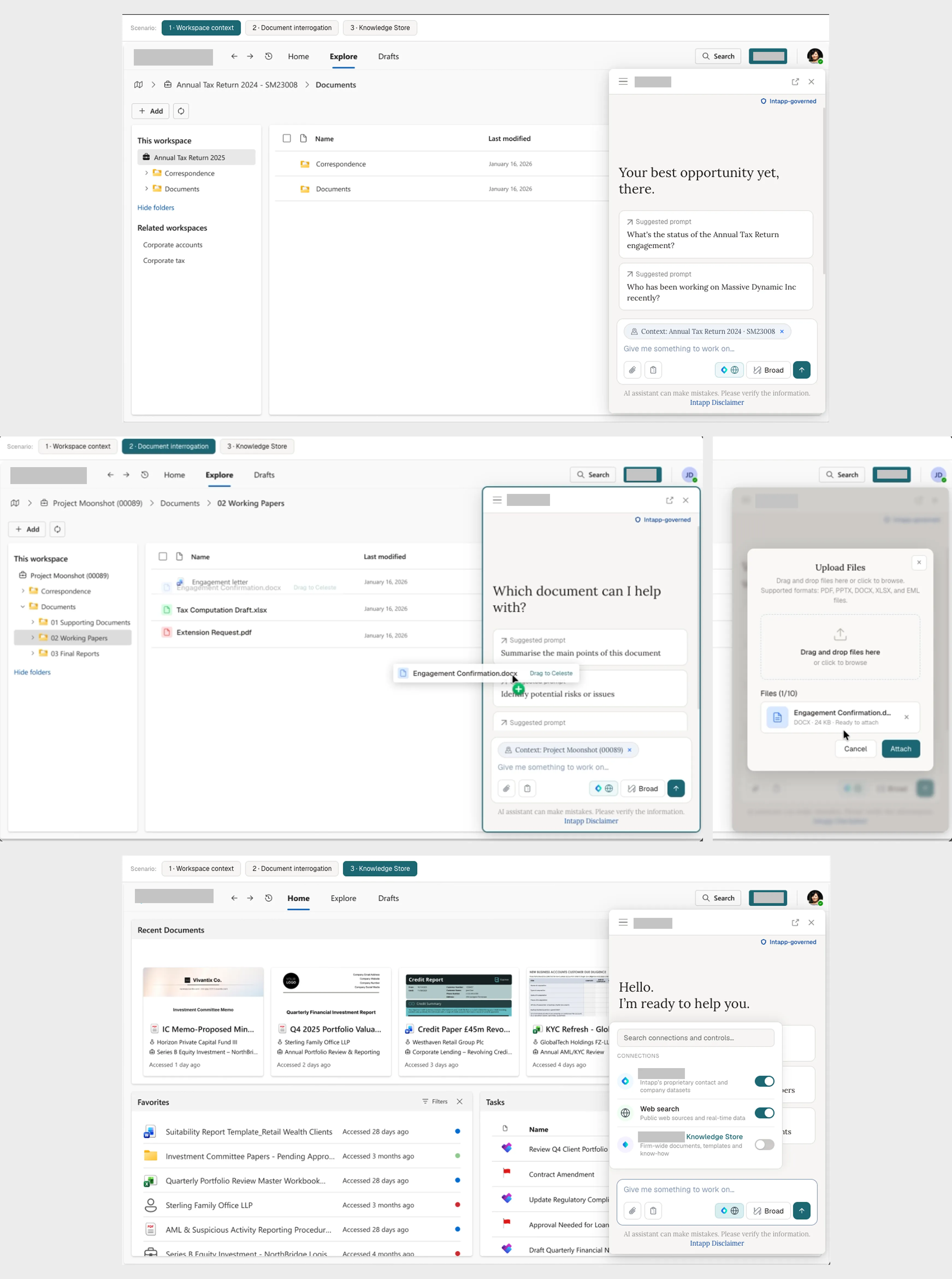 Feasibility prototype screen
