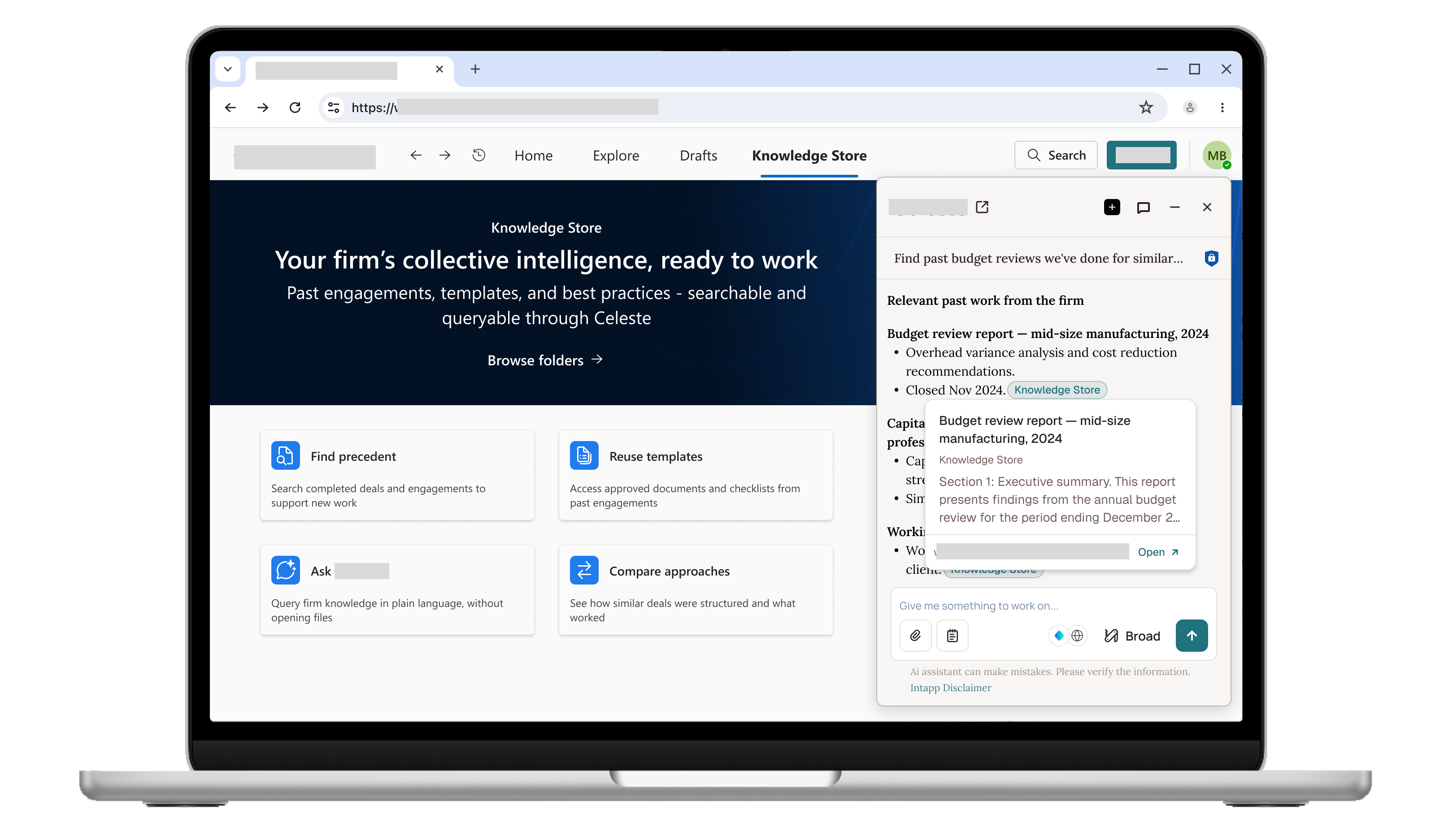 AI integration case study — AI assistant embedded in the document management platform