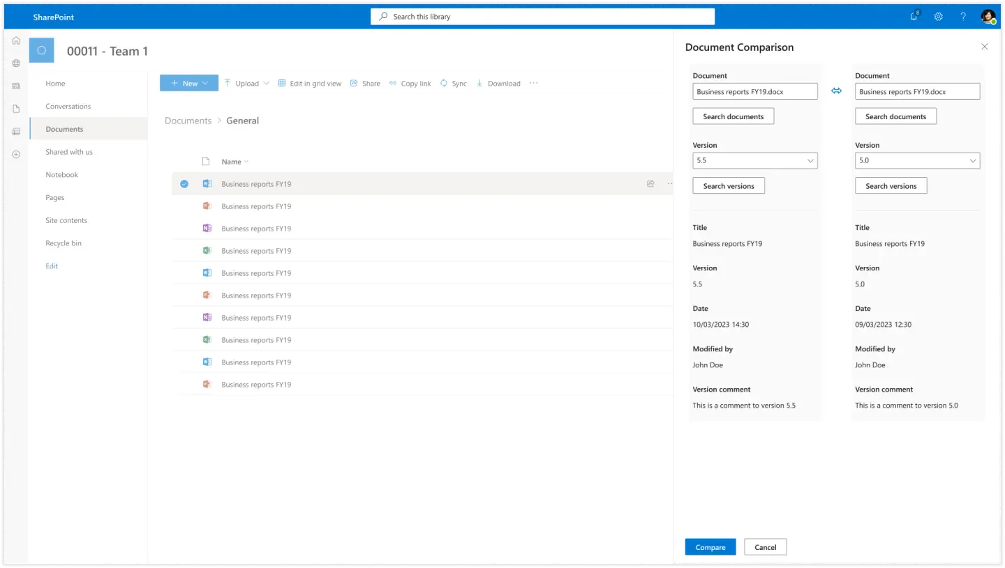 Second iteration: embedded search in task pane