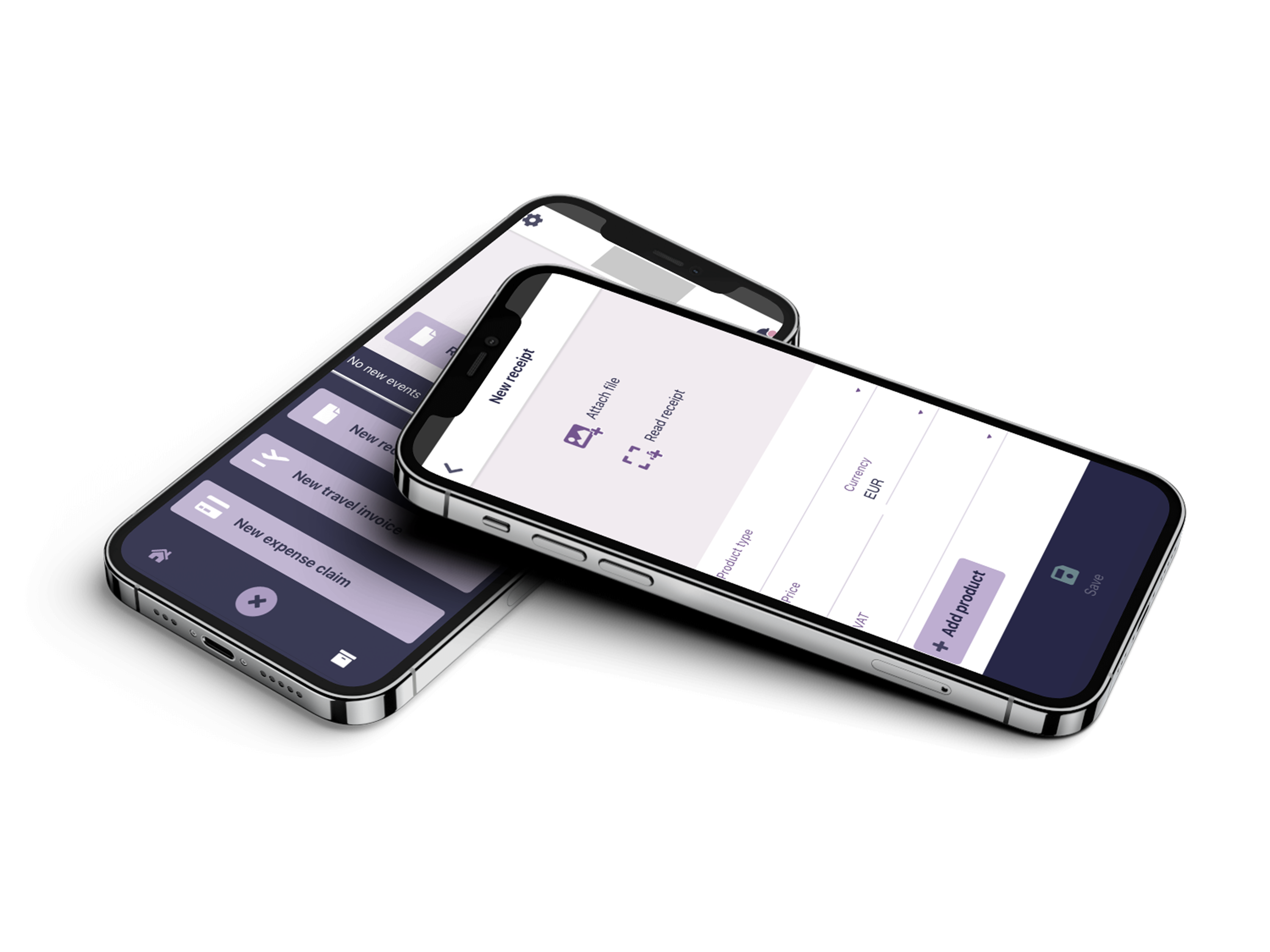 Final UI: mobile receipt capture and accounting software receipt management